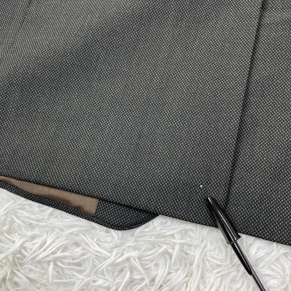 VTG Chaps Ralph Lauren Jacket Mens 42 Tall Brown Houndstooth Wool 3 Button‎ Coat